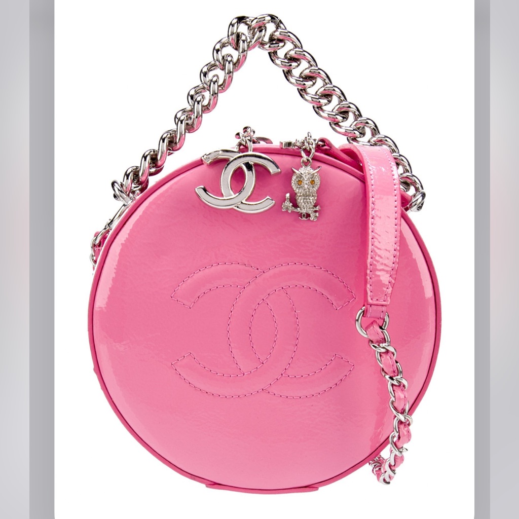Authentic Chanel Round A World Bag In Great Condition